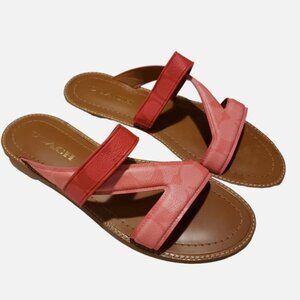 Coach Harlan Pink Sandals